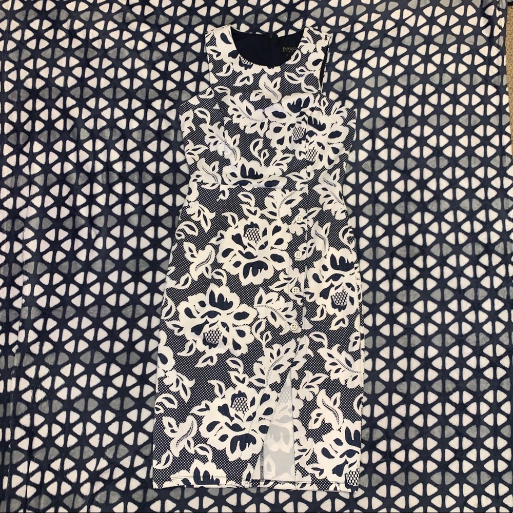floral slim dress